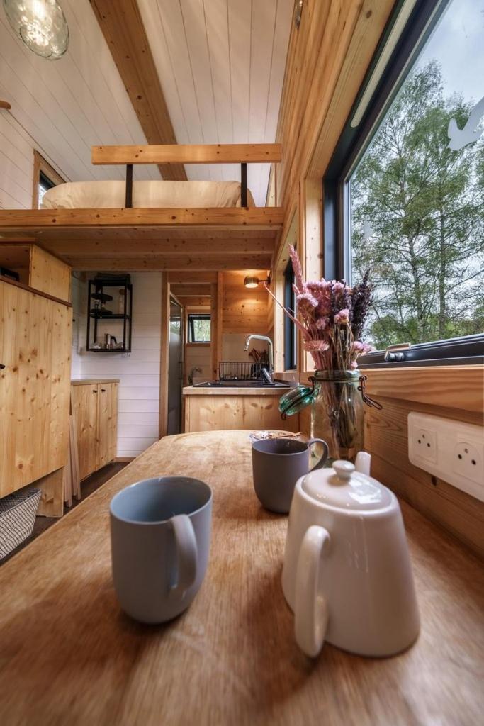 Tiny House Tout Confort Dans Un Ecrin De Nature Saint-Bonnet-le-Chastel Exteriér fotografie
